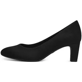 TAMARIS Damen Klassische Pumps, Frauen Pumps,TOUCHit-Fußbett,klassisch,modern,Nieten,Schleifen,Strass-Steine,schwarz,braun,Rose,Black,38 EU