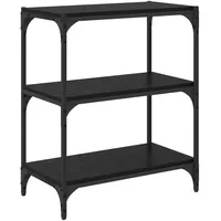 vidaXL Bücherregal 60 x 33 x 70,5 cm Schwarz