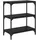 vidaXL Bücherregal 60 x 33 x 70,5 cm Schwarz