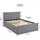 Homestyle4u Polsterbett Grau 1979