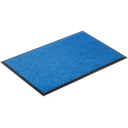 Golze PROPER TEX UNI Türmatte, 40 x 60 cm, Fußmatte aus Polyamid für den Innenbereich, Farbe: blau