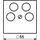 Jung Abdeckung A561-4SAT2SWM Graphitschwarz matt