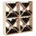 vidaXL Weinregal 62 x 25 x 62 cm Beige