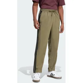 adidas Essentials 3-Streifen Stanford Open Hem Hose Olive Strata / Black M Tall