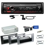 Pioneer MVH-S420DAB Bluetooth DAB+ Einbauset für Ford Kuga Fusion Galaxy S-Max