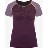 Ein schöner Fleck Erde Damen Innergebirg T-Shirt (Größe L, lila)
