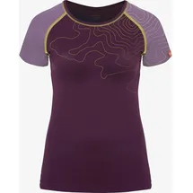 Ein schöner Fleck Erde Damen Innergebirg T-Shirt (Größe L, lila)