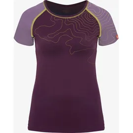 Ein schöner Fleck Erde Damen Innergebirg T-Shirt (Größe L, lila)