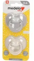 Medela Baby Original Sucette Pastel 0-6 Mois DUO 2 tétine Sucette(S) pc(s)