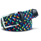 Meyer Herrengürtel Materialmix bunt 85 cm