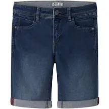 NAME IT Jungen Nkmsilas Slim Dnm L 2272-ax Noos Shorts, Blau (Medium Blue Denim), 164 EU