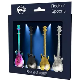 MAGS Vertriebs GmbH Winkee Kaffeelöffel Set Gitarren Rockin'Spoons 4-tlg.