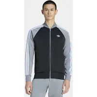 adidas Originals Sst Reißverschlusspullover - Black / Grey / White - L