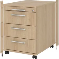 bümö Rollcontainer 42,8 x 59 x 58 cm braun