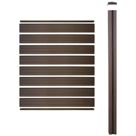 MCW Windschutz Savoie 98 cm braun WPC