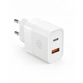 upström ËSSENTIALS 30W USB C USB A Ladegerät Mit Power Delivery Und PPS Für Smartphones Tablets Netzteil