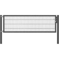 GAH Alberts Einzeltor Flexo Plus 250 x 80 cm Anthrazit/Metall