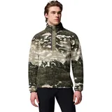 Columbia Helvetia II Printed Half Snap Rollkragenpullover Grün M