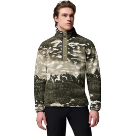 Columbia Helvetia II Printed Half Snap Rollkragenpullover Grün M