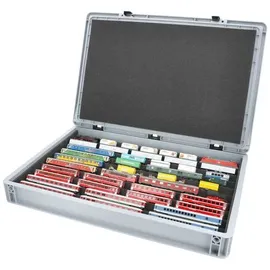 VARIA Group EB71SET - Eurobox 60 x 40 cm Set für Modelleisenbahn mit Zugliege - 10 Fächer für Spur N