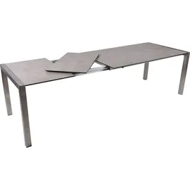 Garden Pleasure Sitzgruppe Sienna, silber Kunststoff, Metall, 9-teilig