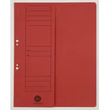 kompatible Ware Ösenhefter Karton rot DIN A4, halber Deckel, 1 St.