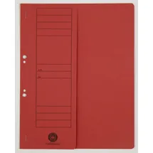 kompatible Ware Ösenhefter Karton rot DIN A4, halber Deckel, 1 St.