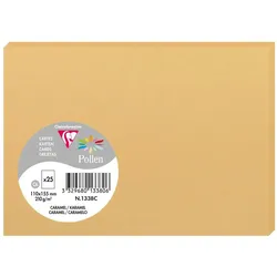 Pollen 250x Pollen, Karten 110x155 mm, 210g - Karamell 1338C
