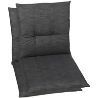 GO-DE Sitzauflage GO-DE, grau, B:48cm H:5cm T:98cm, Baumwolle, Polyester,