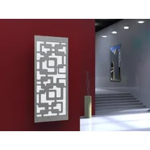 Szagato Badheizkörper Downtown 1200 x 470 mm 799 W silber matt Mittelventil