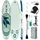 Stand Up Paddling Board 350 x 76 x 15 cm beige/grün
