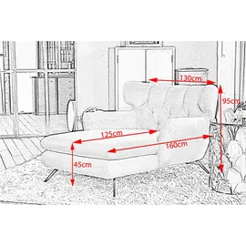 KAWOLA Relaxsessel CHARME Cord 80 x 70 x 100 cm Grün mit Kissen
