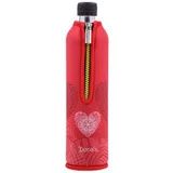 DORAPLAST GMBH Glasflasche mit Neoprenbezug Liebe 500 ml)