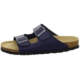 Rohde Grado Schuhe Sandalen Pantoletten Clogs, Größe:46 EU, Farbe:Blau