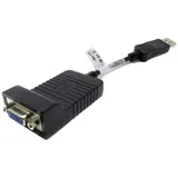 HP DisplayPort to VGA Adapter 20 cm Schwarz