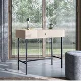ax living Dinley Tisch 93,2x79x39 cm Beige