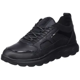 GEOX Damen D Spherica C Sneakers, Schwarz, 37 EU