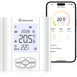 salcar Smart Thermostat T5W WLAN Raumthermostat programmierbar