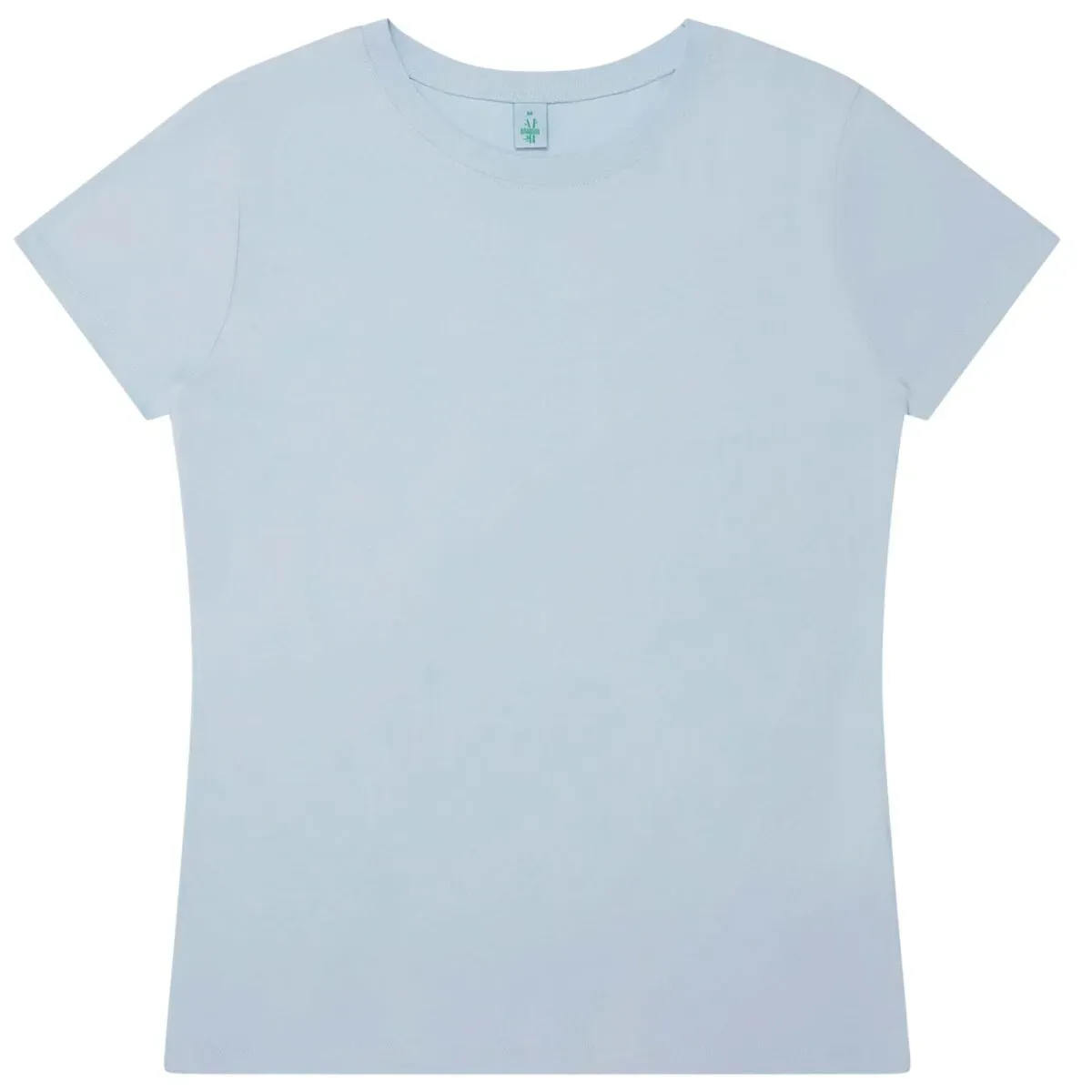 Earth Positive - Damen Bamboo T-Shirt - Pastel Blue / XL