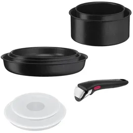 Tefal Ingenio Black Stone 8-teiliges Kochgeschirr-Set L3998802