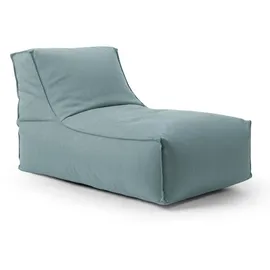 mokebo Outdoor Sitzsack für Kinder & Erwachsene 'Der Sundowner', Bean Bag mit Füllung oder Bodenkissen für Indoor & Outdoor, auch als Liegekissen, Relaxliege oder Liege in Himmelgrau