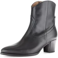 Gabor Westernstiefelette, Blockabsatz, Cowboyboots, Stiefelette, spitz zulaufende Form, Gr. 39, schwarz, , 74982621-39