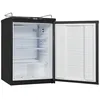 EXQUISIT Getränkekühlschrank BK160-HE-300G inox, G (A-G), silber (eh19), Rechtsanschlag, wechselbar, Kühlschränke, auch als Bierkühlschrank einsetzbar