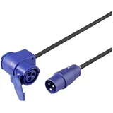 Sygonix SY-6684364 Strom Verlängerungskabel 16 A Blau, Schwarz 3 m H07RN-F 3G 2,5 mm2