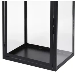 Mojawo Windlicht 3er Gartenlaternen Metall Schwarz