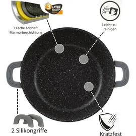 Cheffinger Kochtopf Ø 28 Aluguss Induktion Biko