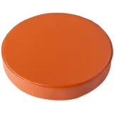 ZOYIEP Rund Stuhlkissen,PU Stuhlauflage Runde Bodenkissen Waschbar Abnehmbar Sitzkissen,Tatami Wasserdicht Stuhl Kissen für Outdoor Indoor Gartenstuhl Sitzpolster (Orange,40x40x5cm)