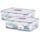 Lock & Lock Set Multifunktionsbox 3,9L Luft und Wasserdicht Pack) - Transparent