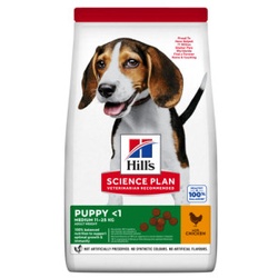 Hill's Puppy Medium mit Huhn Hundefutter 18 kg