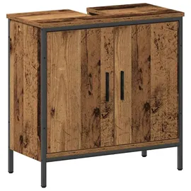 vidaXL Badezimmermöbel Set 2 pcs Braun 60 x 30 x 60 cm Holzwerkstoff